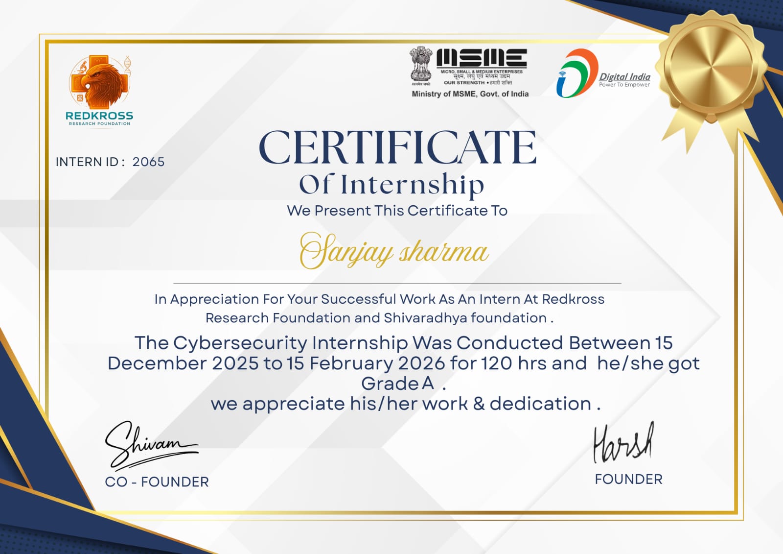 RedKross Certificate